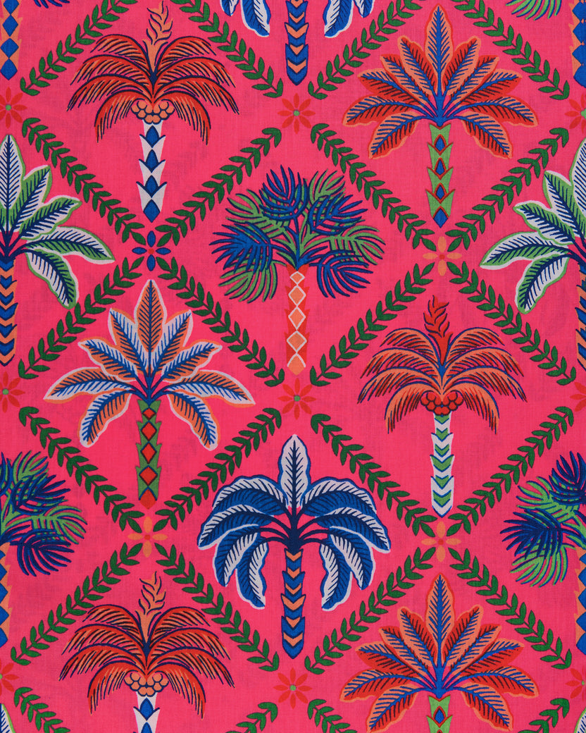 Palm Tree Paradise - Ximena Blouse - Cocktail Umbrella - Printfresh