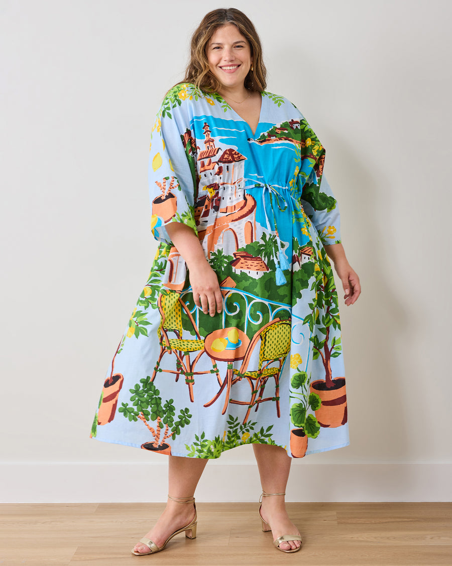 Amalfi Coast - Atlantic Cover Up - Amalfi Blue - Printfresh