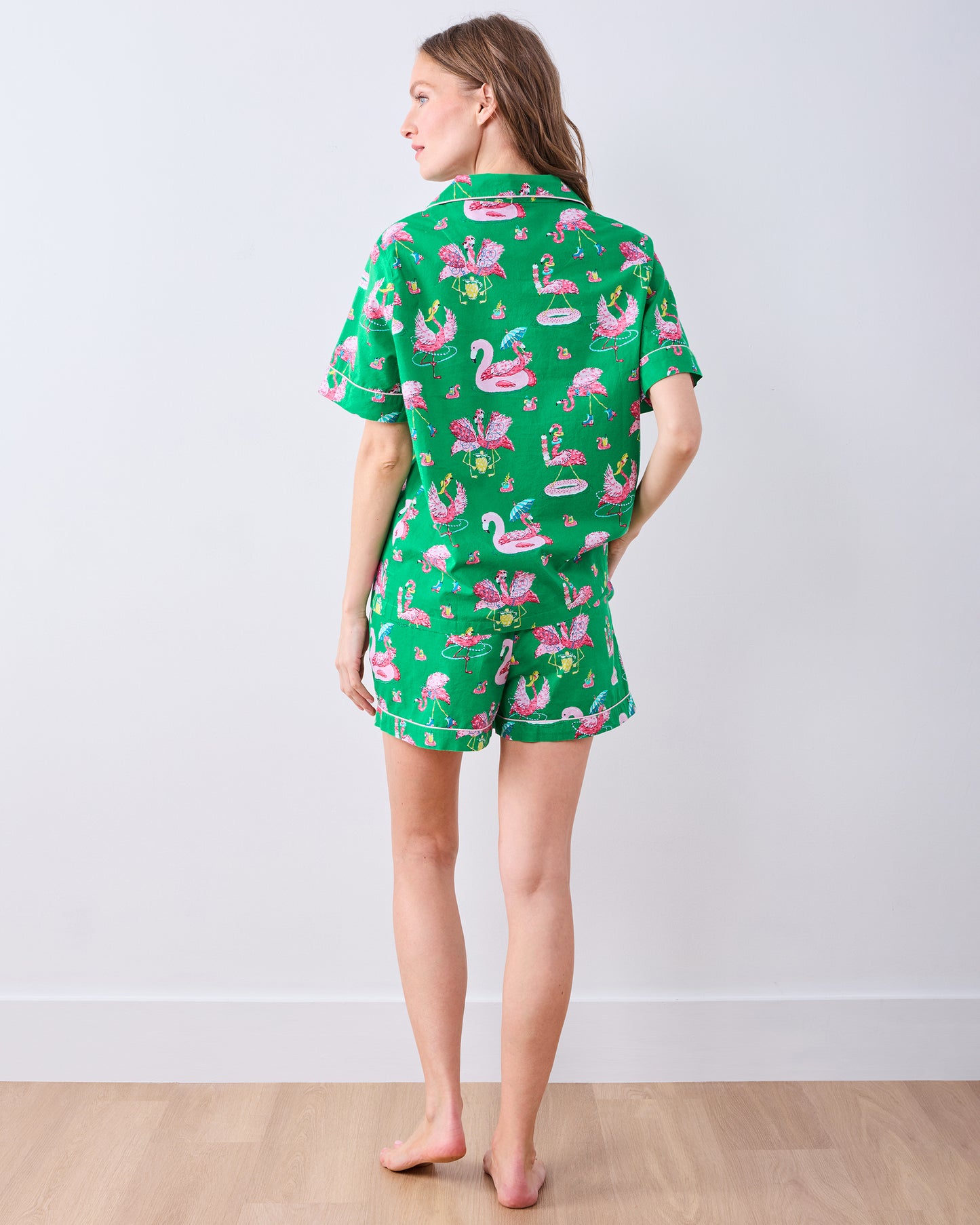 Flock Party - Short PJ Set - Palm Frond