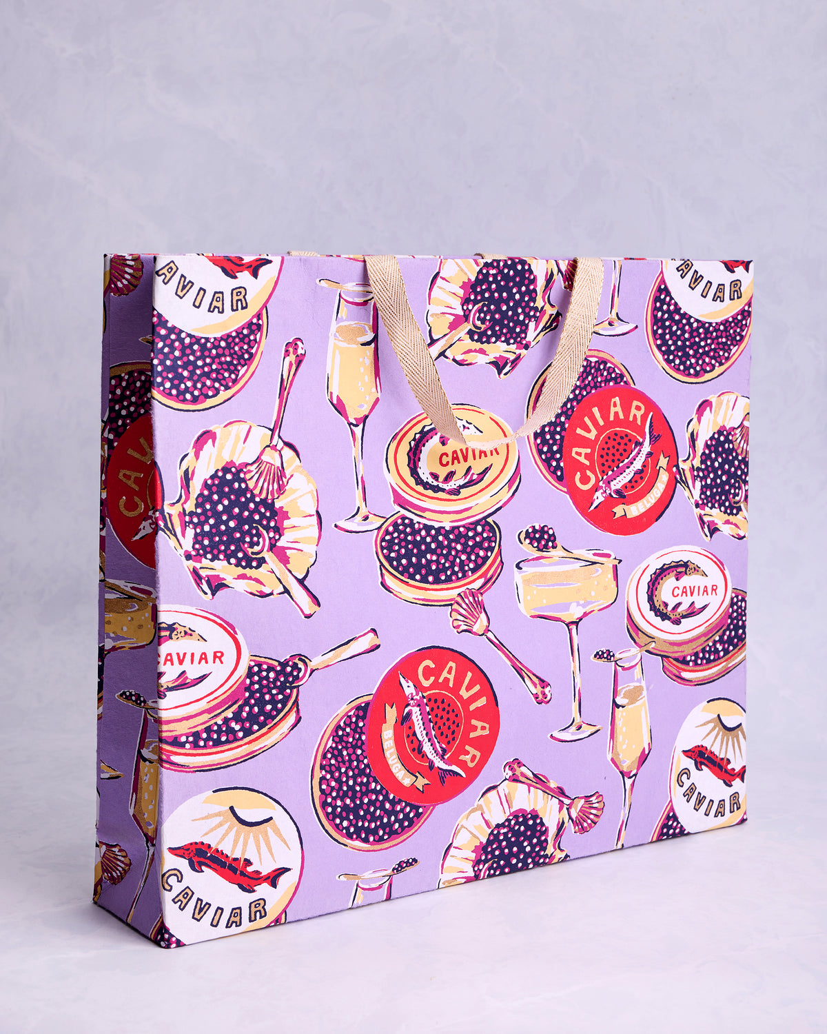 Champagne & Caviar - Paper Gift Bag - Lavender Spritz - Printfresh