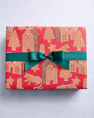Gingerbread Party - Gift Wrapping - Ruby