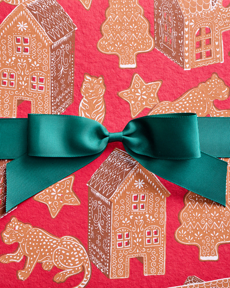 Gingerbread Party - Paper Gift Box - Ruby - Printfresh