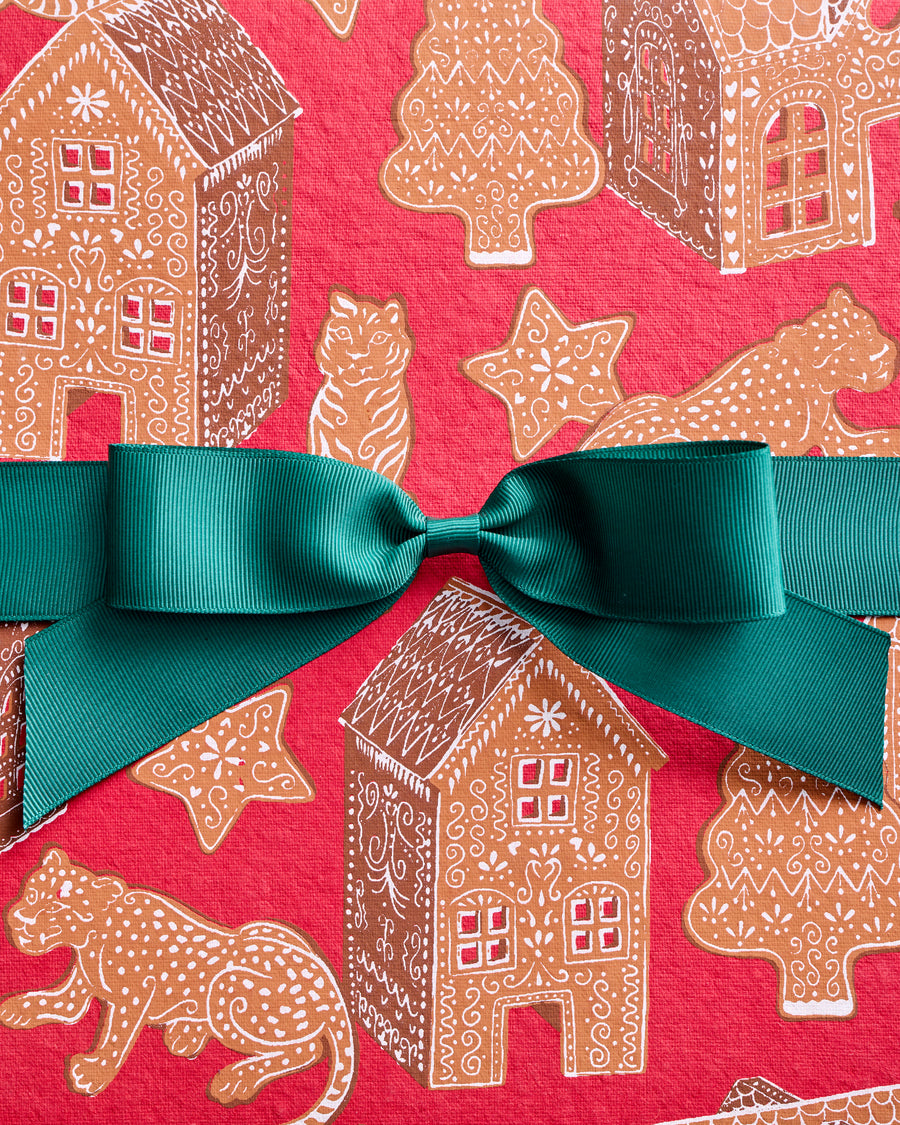 Gingerbread Party - Paper Gift Box - Ruby - Printfresh