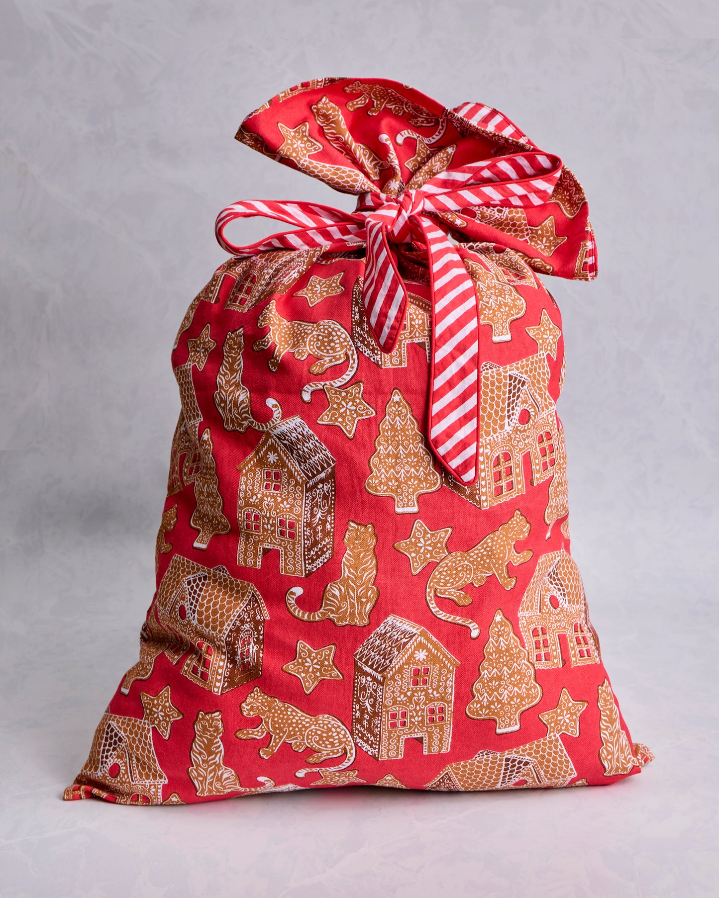 GingerBread Party - Gift Sack - Ruby - Printfresh