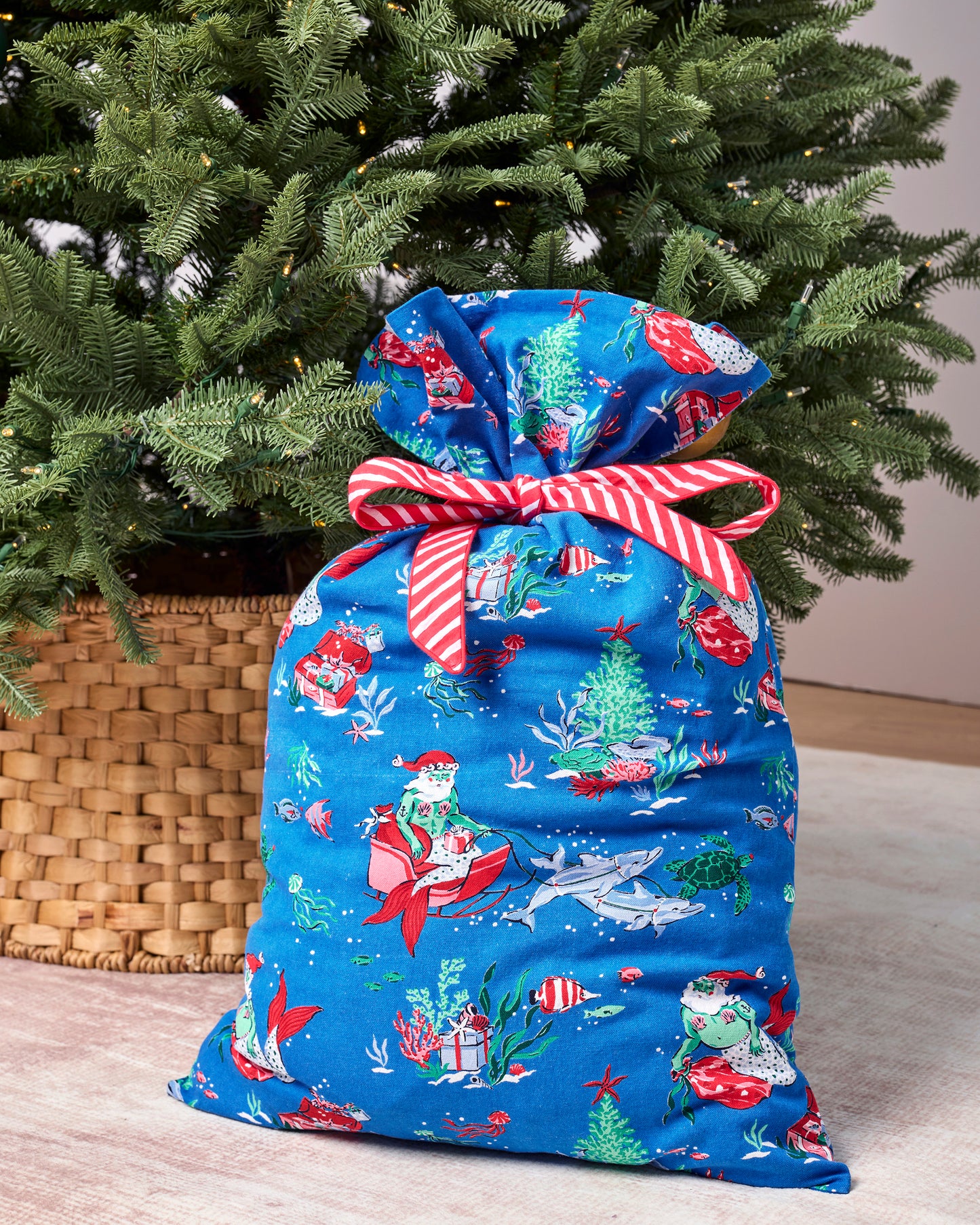Merry Mermen - Gift Sack - Dolphin Tail - Printfresh