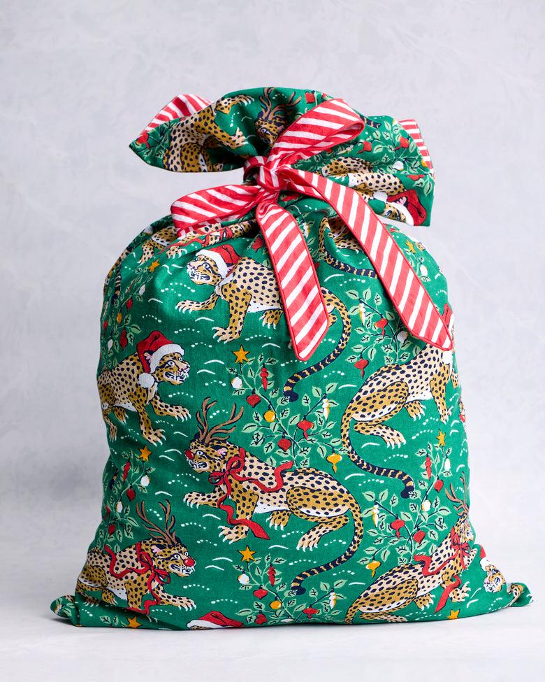 Very Merry Bagheera - Gift Sack - Mistletoe - Printfresh