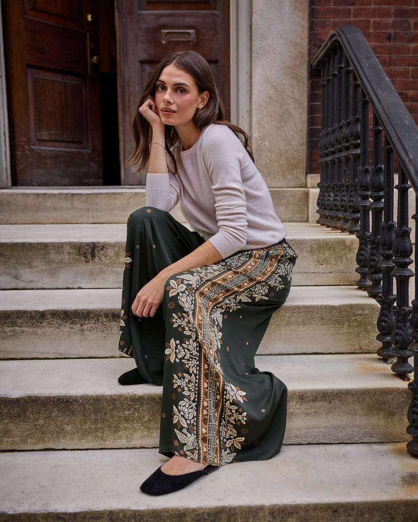 Solstice Tapestry - Sasha Pants - Spruce