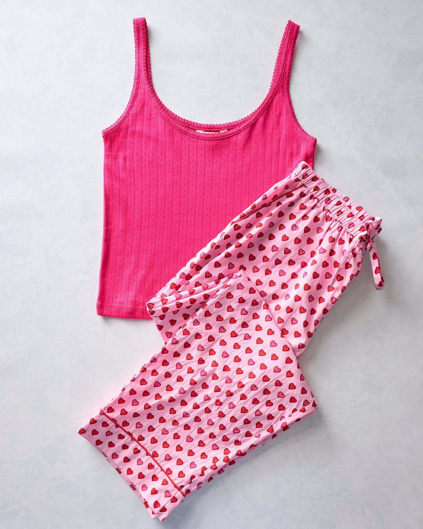 Mini Candy Hearts - Esme Tank & PJ Pants Bundle - Multi - Printfresh