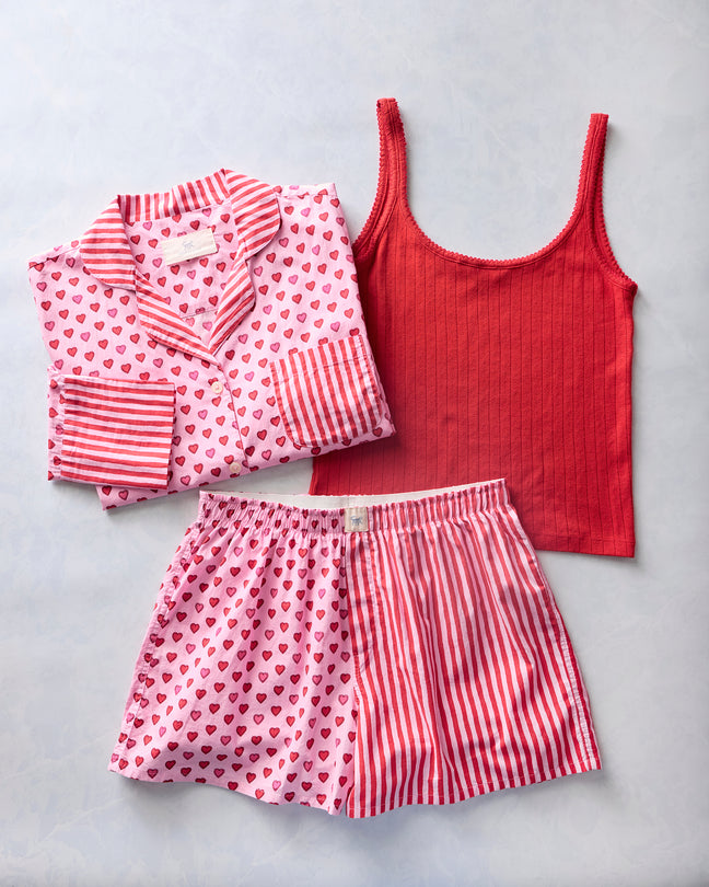 Mini Candy Hearts - Esme Tank & Reese Set Bundle - Multi – Printfresh