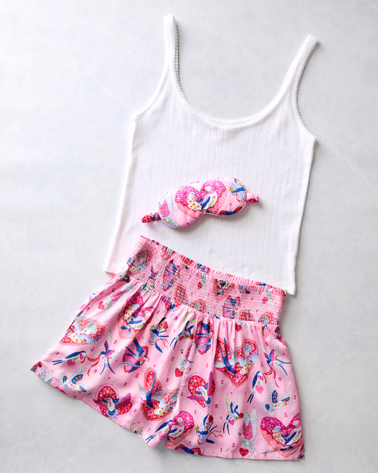 Swooning Sparrows - Chloe Sleepover Bundle - Pink Petal - Printfresh