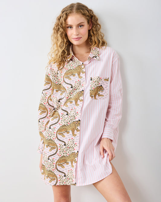 Bagheera - Everyday Button Down - Blush - Printfresh