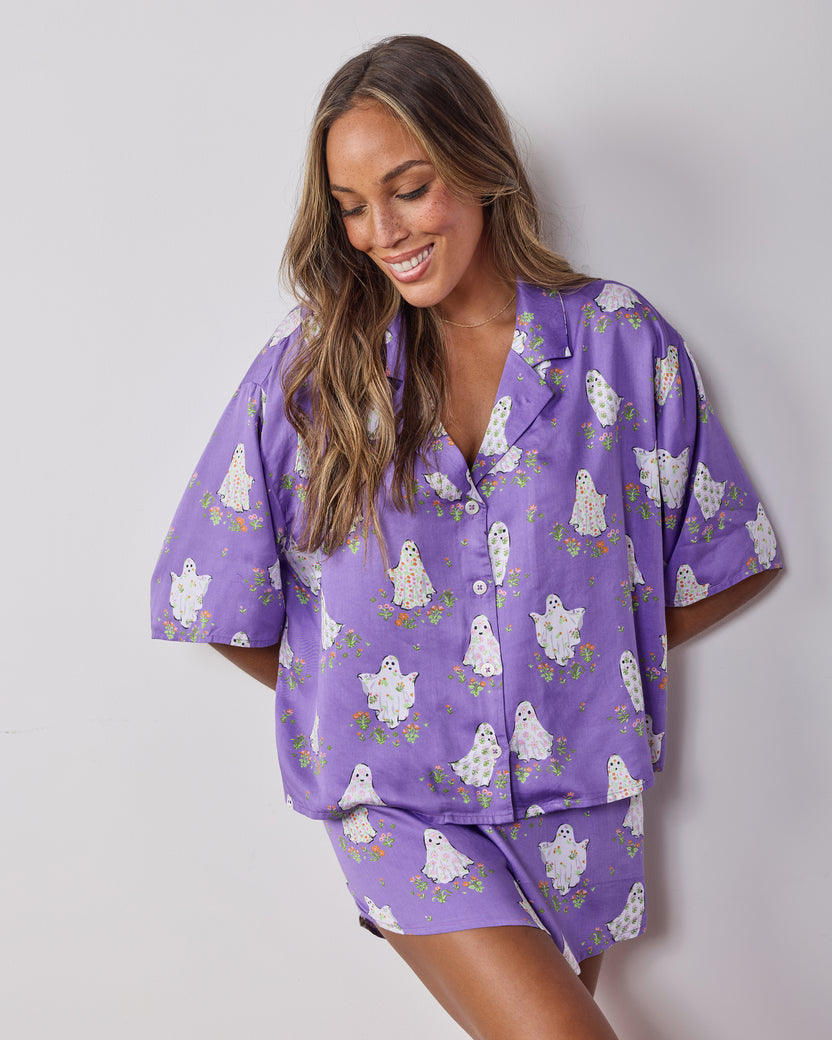 Gardening Ghosts - Eco Satin Sweet Dreams Set - Eerie Amethyst