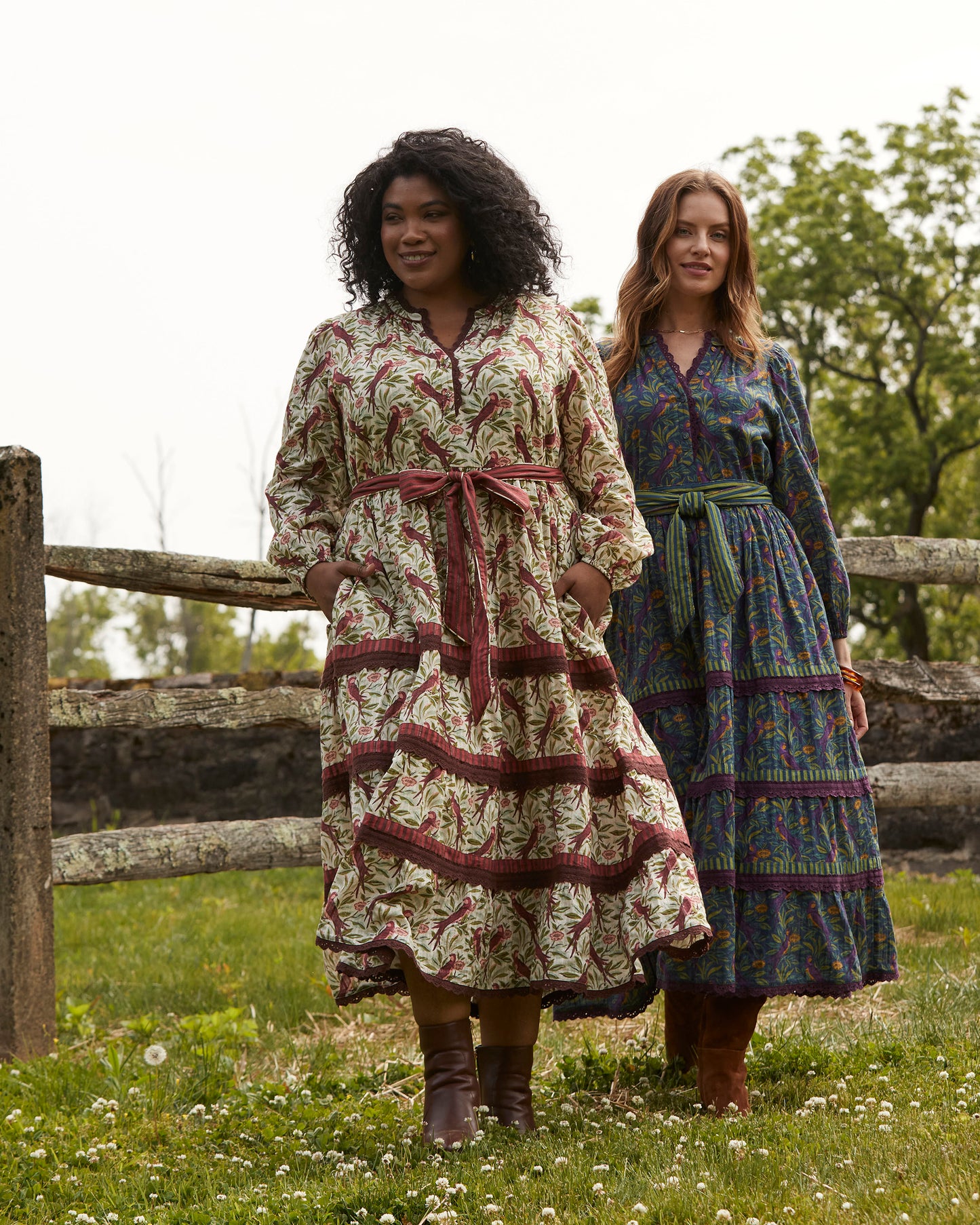 Birdsong - One in a Million Dress - Latte Foam - Printfresh