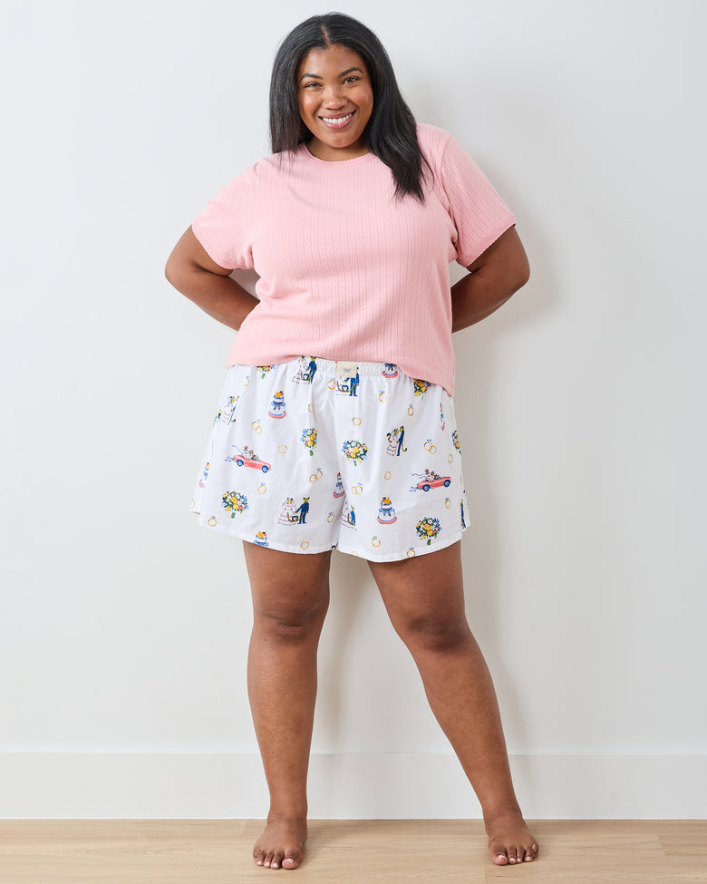 Happily Ever After - Boyfriend Boxer - Cloud - Printfresh