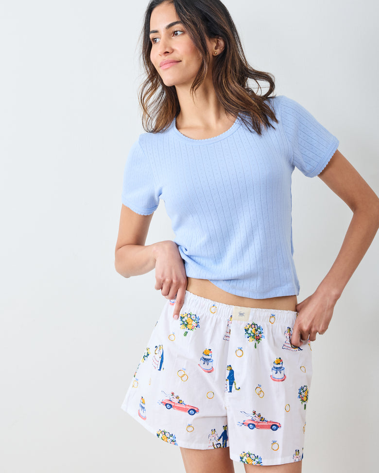 Happily Ever After - Boyfriend Boxer - Cloud - Printfresh