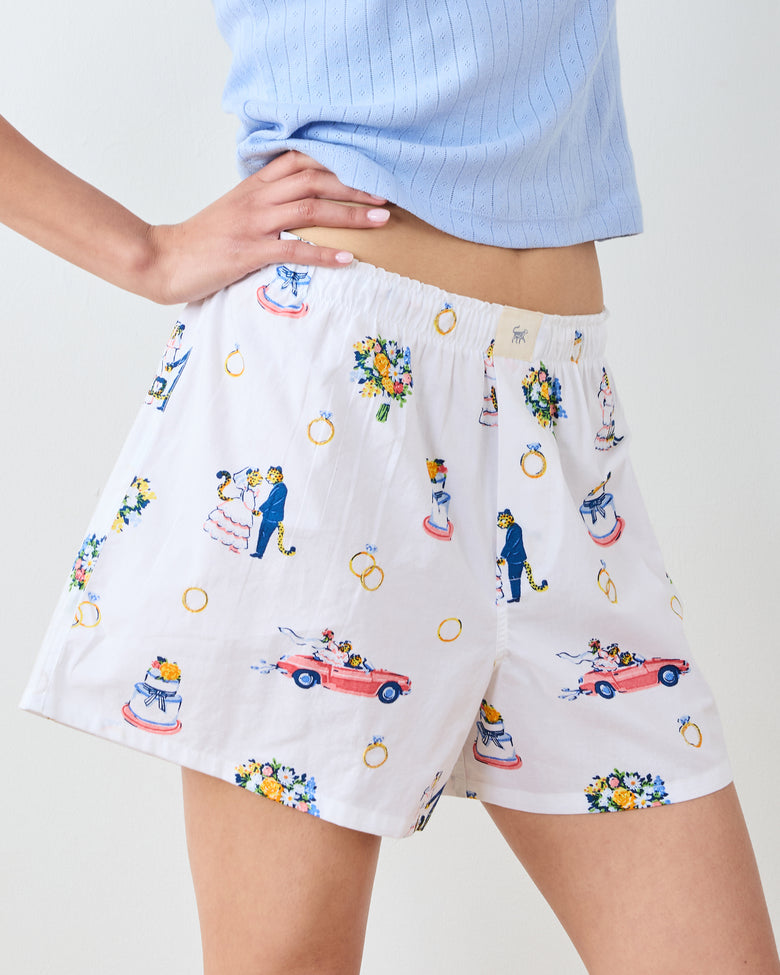 Happily Ever After - Boyfriend Boxer - Cloud - Printfresh