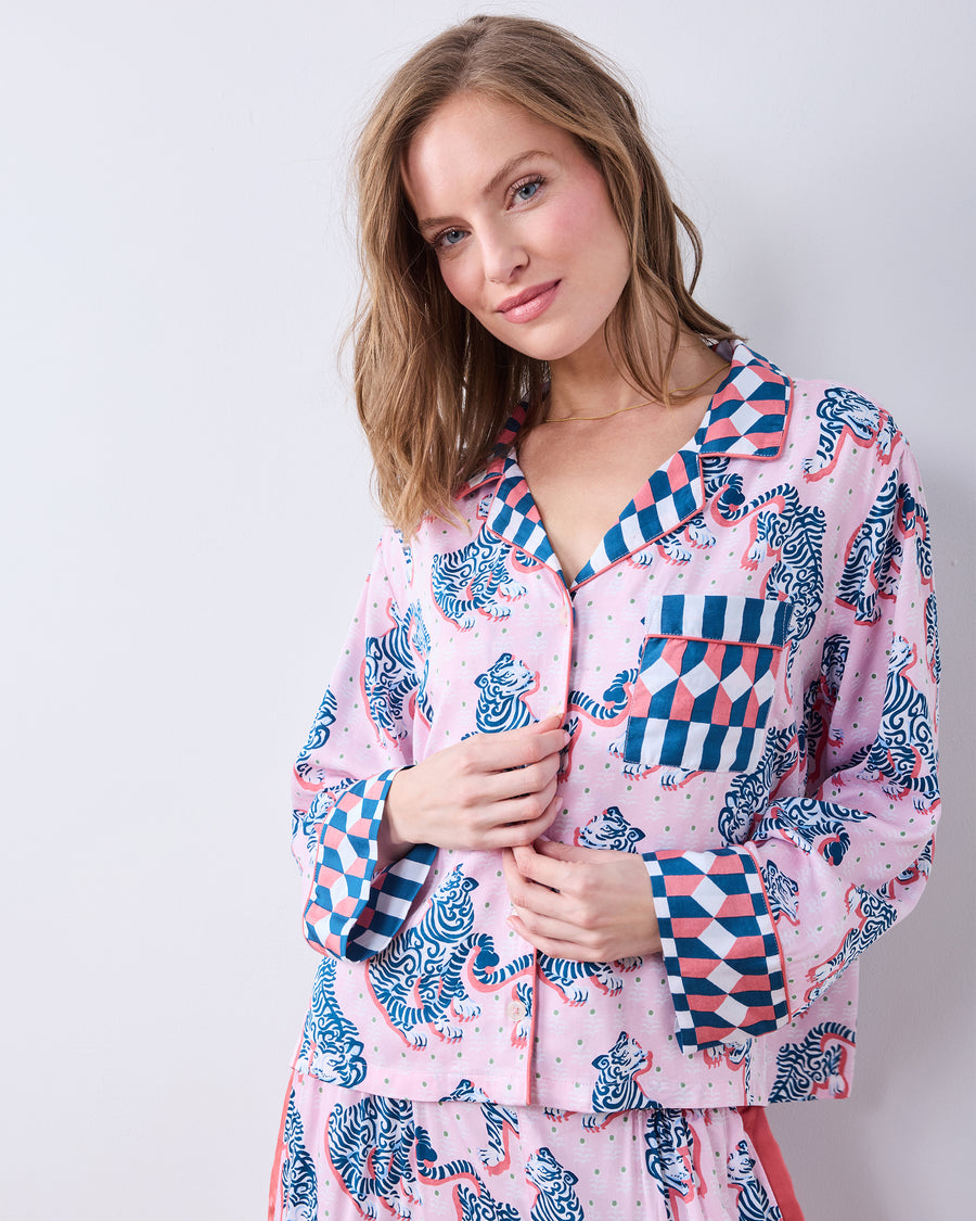 Tiger Queen - Tall Eco Satin Rittenhouse Set - Blush & Bashful