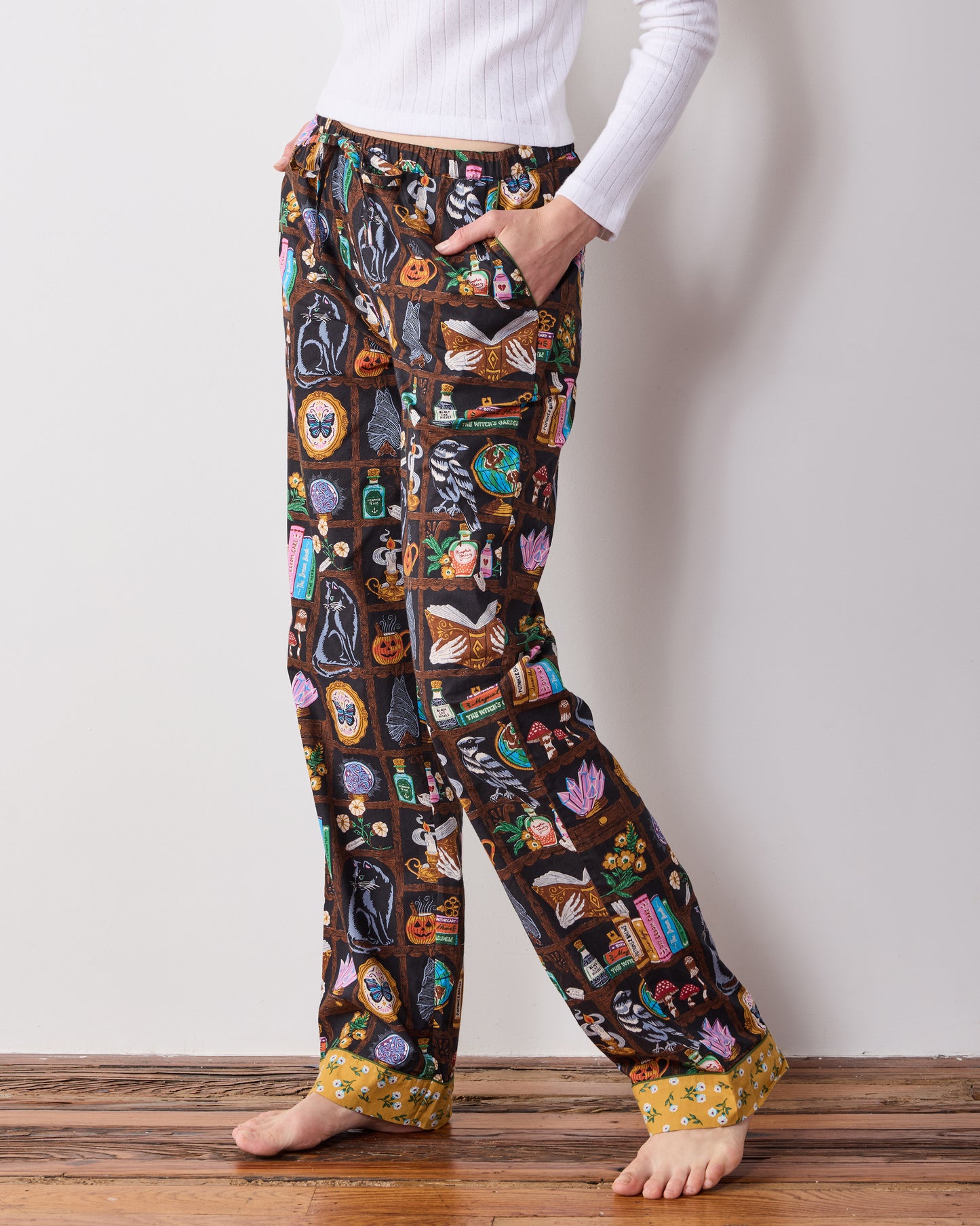Enchanted Study - Tall PJ Pants - Obsidian