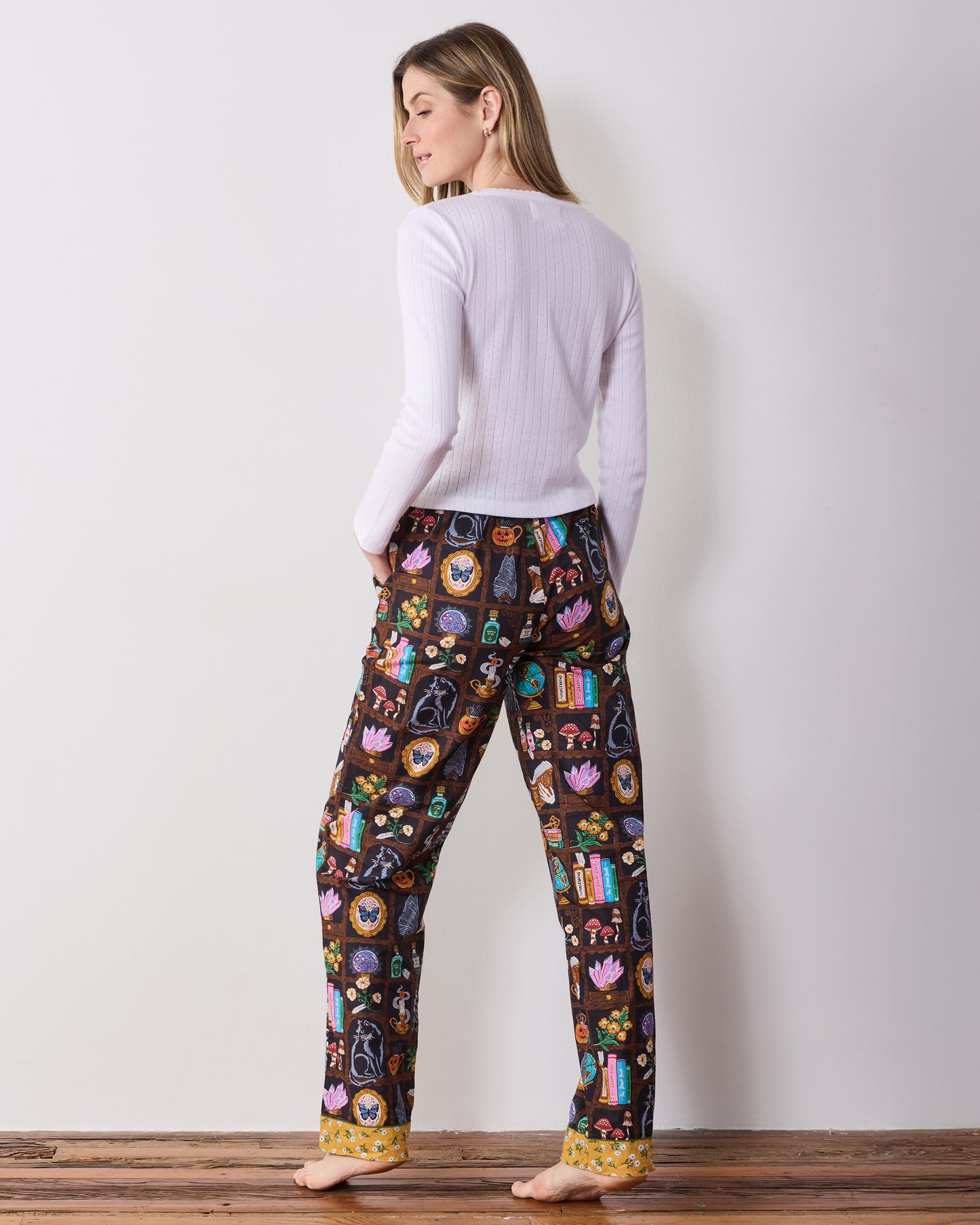 Enchanted Study - Tall PJ Pants - Obsidian