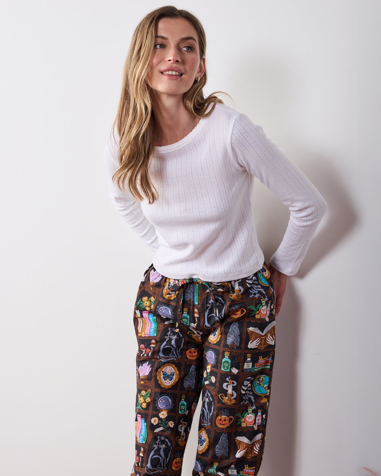 Enchanted Study - Tall PJ Pants - Obsidian