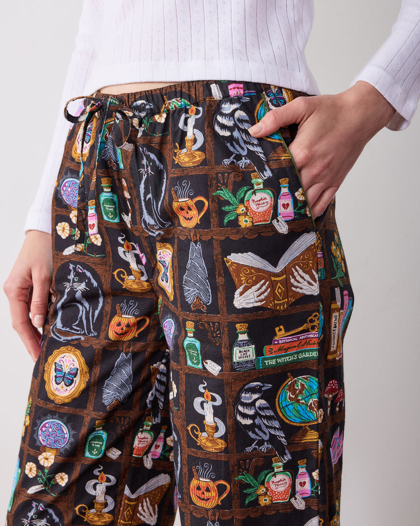 Enchanted Study - Tall PJ Pants - Obsidian