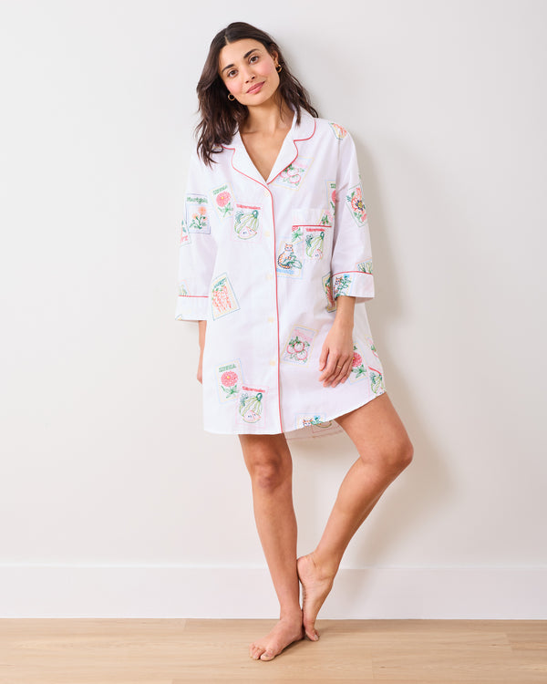 Seed Packets - Sleep Shirt - Cloud - Printfresh