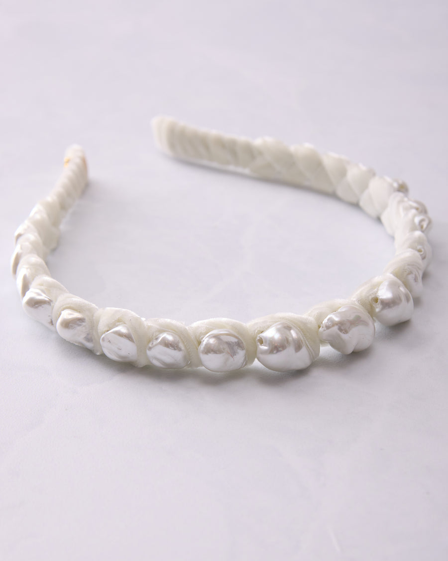 Ivory - Baroque Headband - Lele Sadoughi - Printfresh