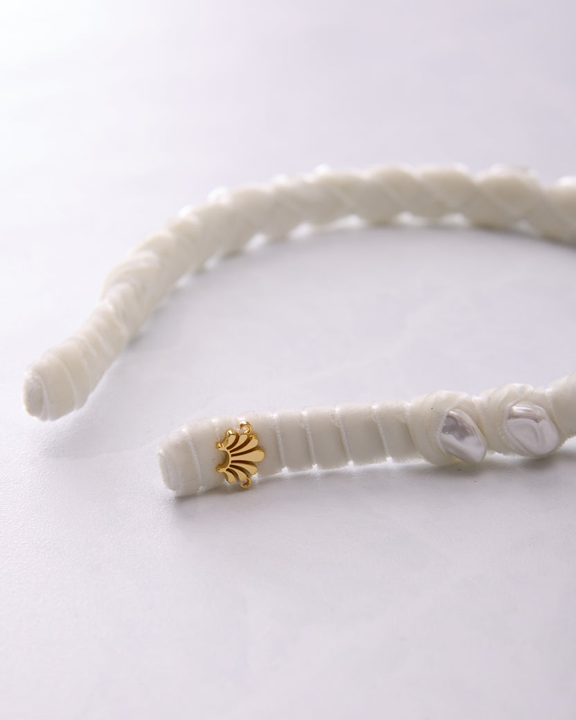 Ivory - Baroque Headband - Lele Sadoughi - Printfresh