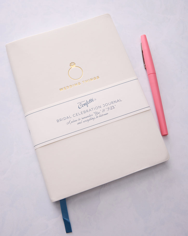 White - Wedding Things Journal - Emergency Confetti - Printfresh
