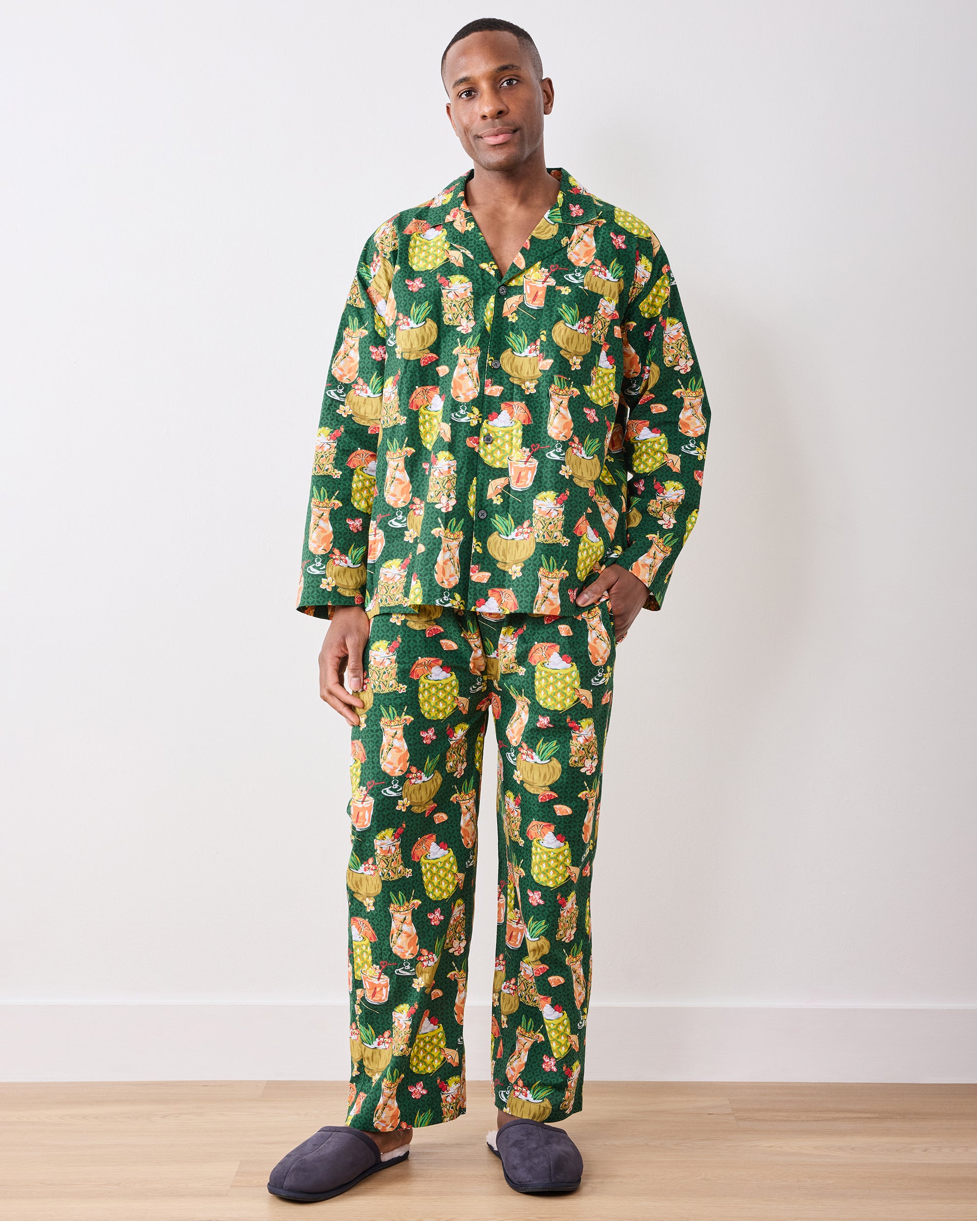 Paradise Punch - Men's Long PJ Set - Emerald Isle – Printfresh
