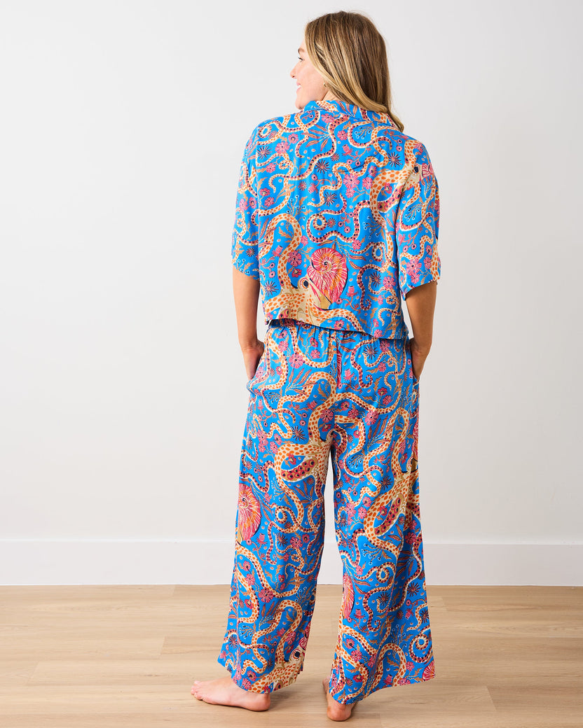 Octopus Isle - Petite Eco Satin Wildest Dreams Set - Ocean Eyes