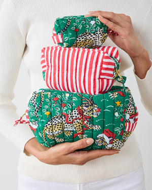 Very Merry Bagheera - Three's Best Pouch Set - Mistletoe