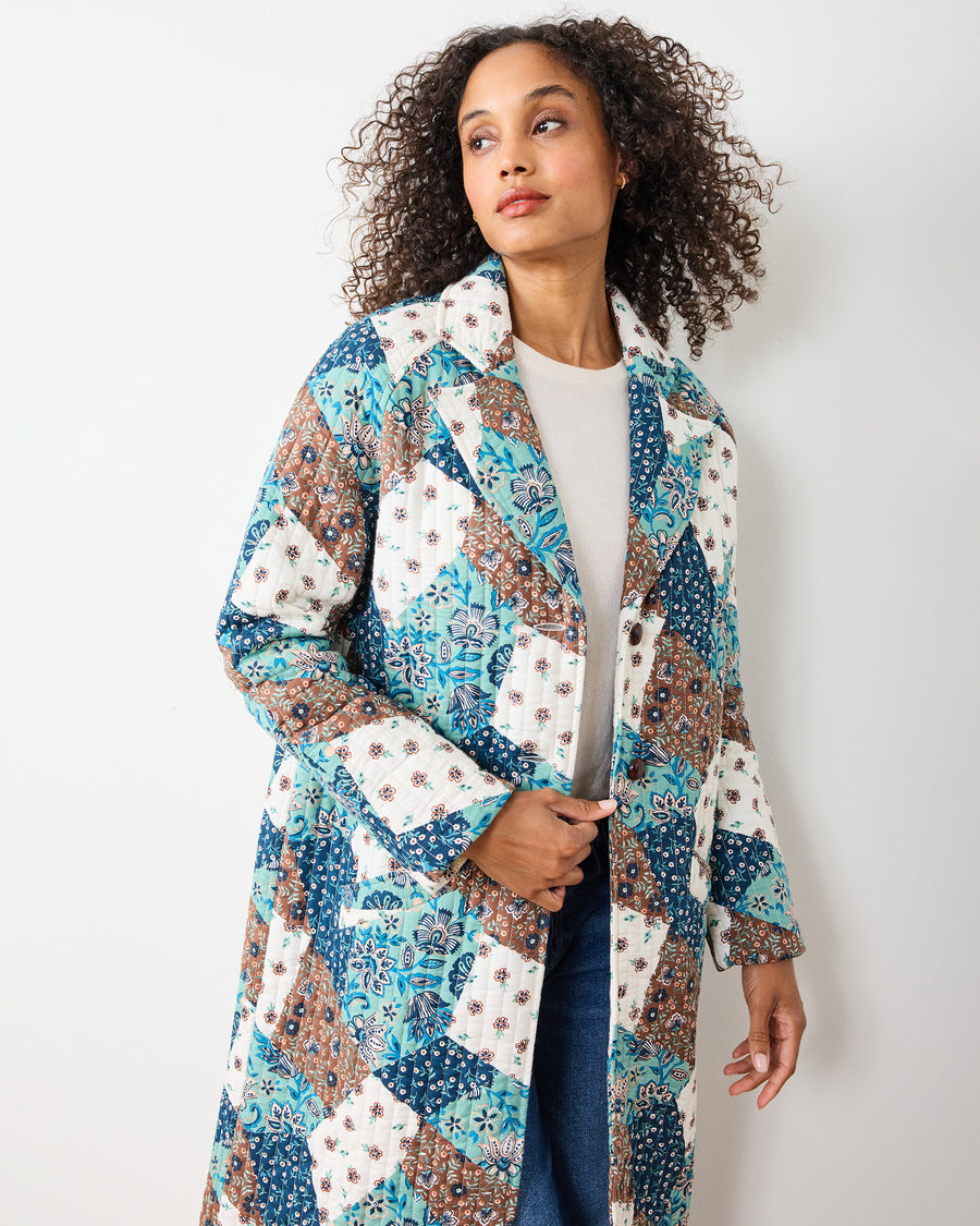 Vintage Patchwork - Wren Jacket - Mocha - Printfresh