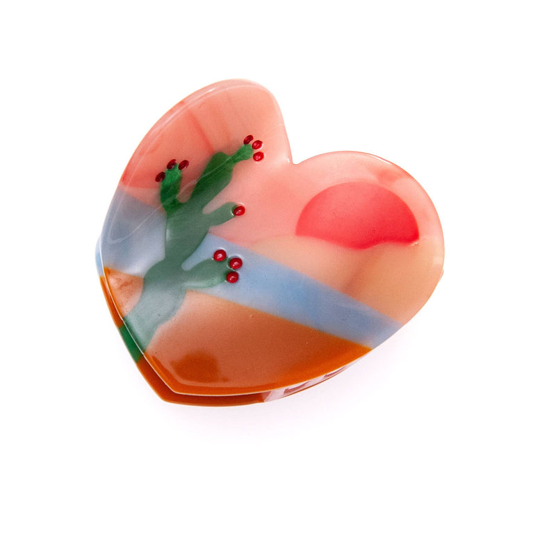 Sunset Combo - Cactus Sunset Hair Claw Clip - Something Minty - Printfresh