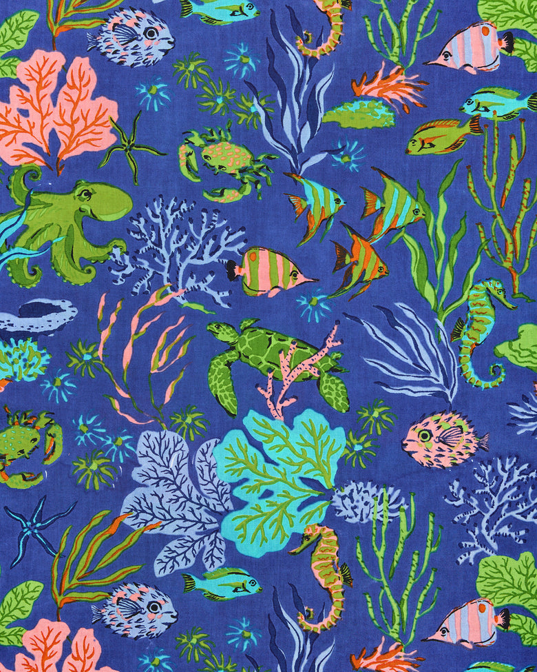 Oceania - Let's Cruise Caftan - Sapphire - Printfresh