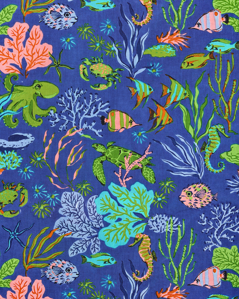 Oceania - Let's Cruise Caftan - Sapphire - Printfresh