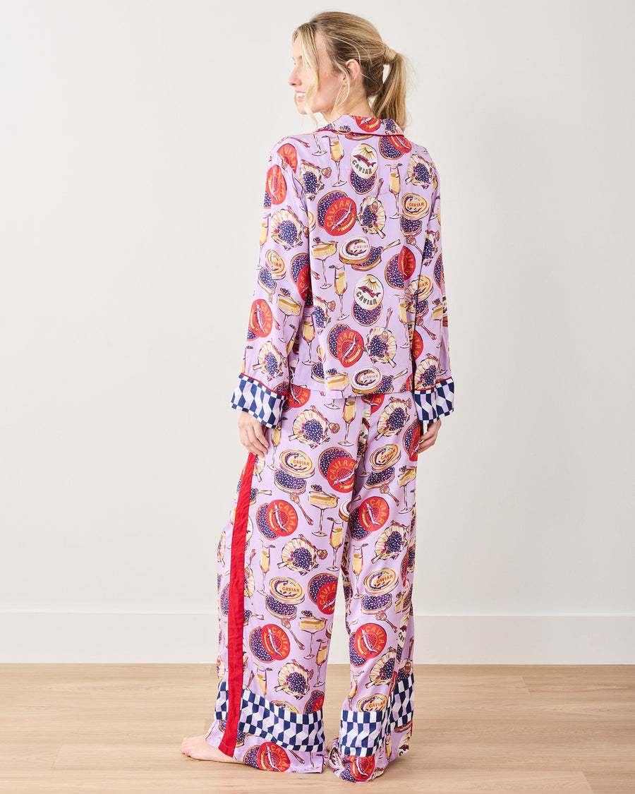 Champagne & Caviar - Tall Eco Satin Rittenhouse Set - Lavender Spritz - Printfresh