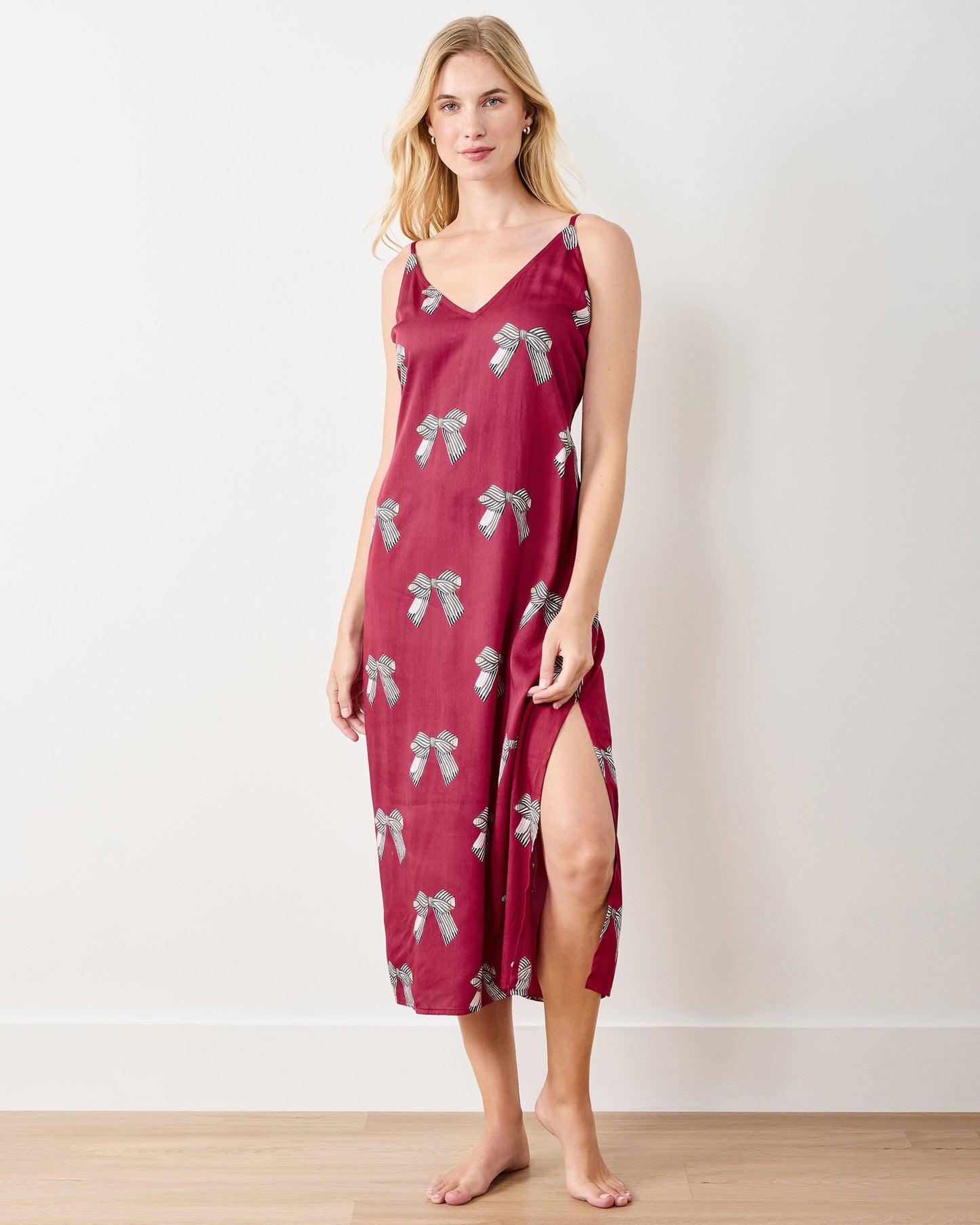 Pumpkin Patch - Eco Satin Chic to Sleep Nightie - Midnight Harvest