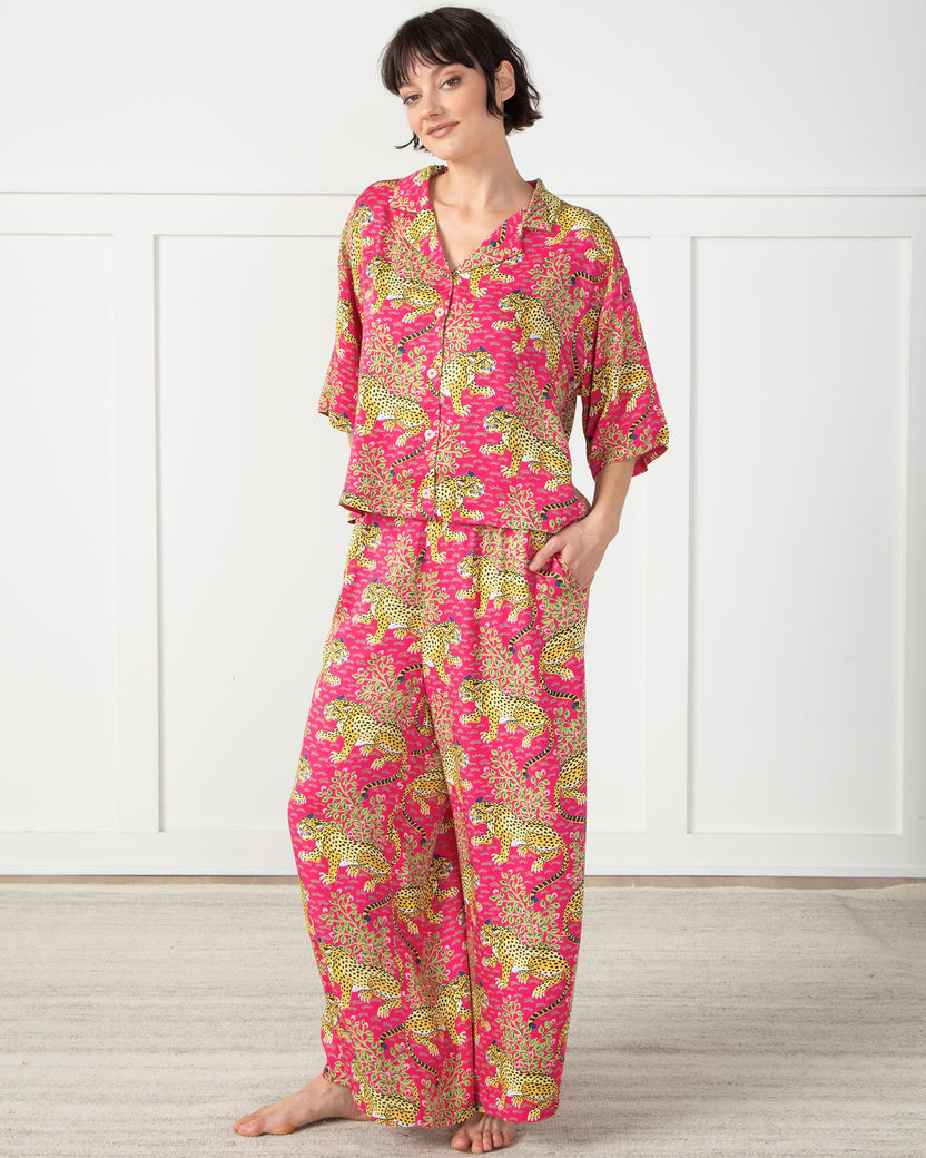 Bagheera - Petite Eco Satin Wildest Dreams Set - Hot Pink - Printfresh