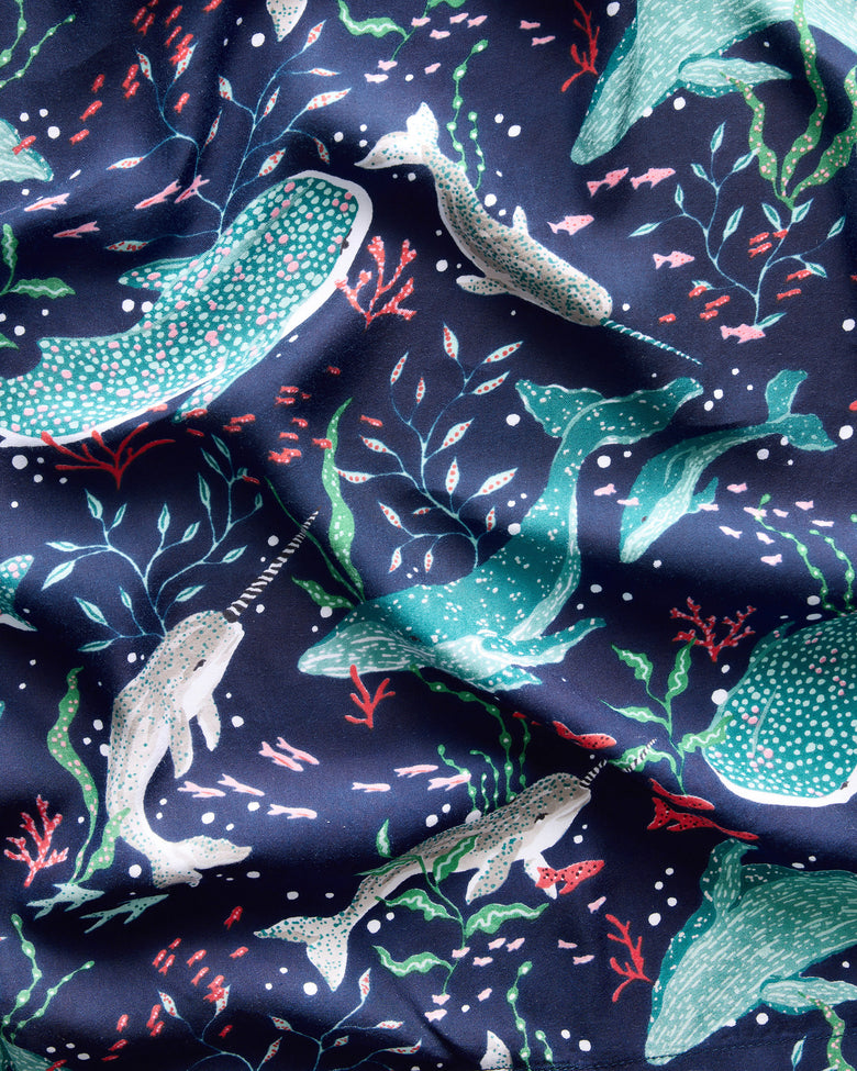 Arctic Sea Life - Eco Satin Sweet Dreams Set - Blue Chill - Printfresh