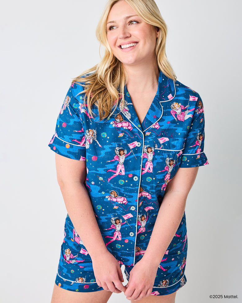 Barbie™ + Printfresh Astronaut Barbie - Short PJ Set - Galaxy Blue - Printfresh