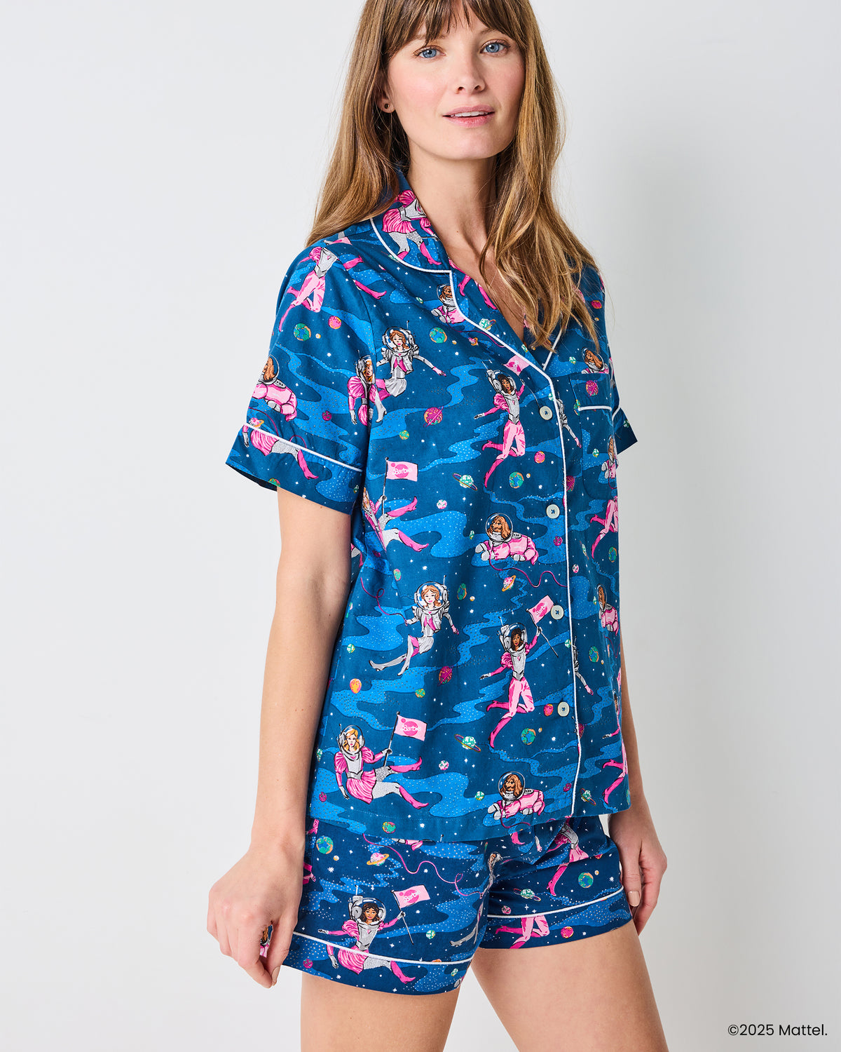Barbie™ + Printfresh Astronaut Barbie - Short PJ Set - Galaxy Blue - Printfresh