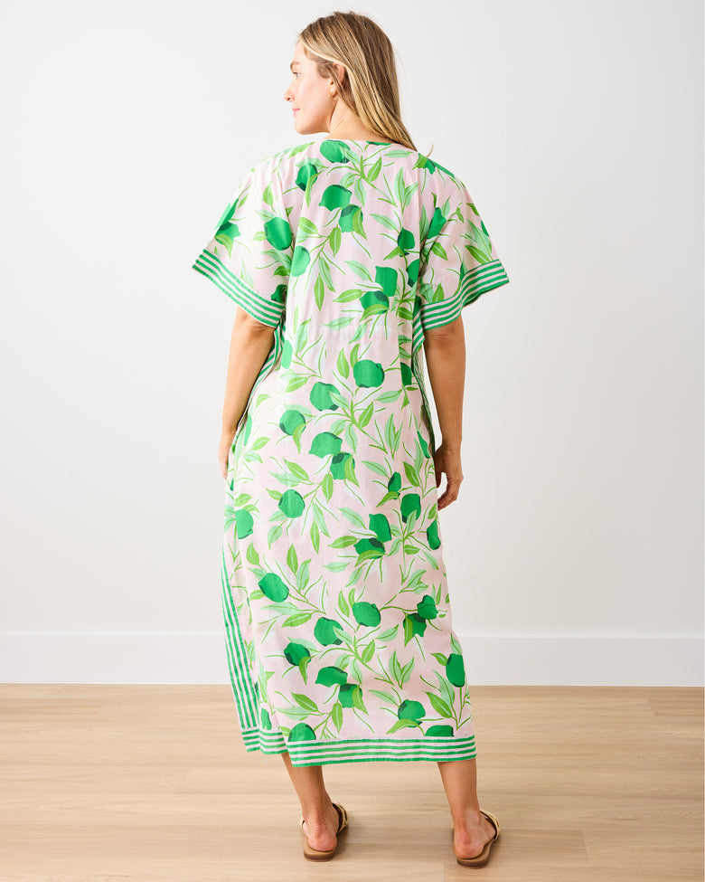 Lime Zest - Let's Cruise Caftan - Pink Salt - Printfresh