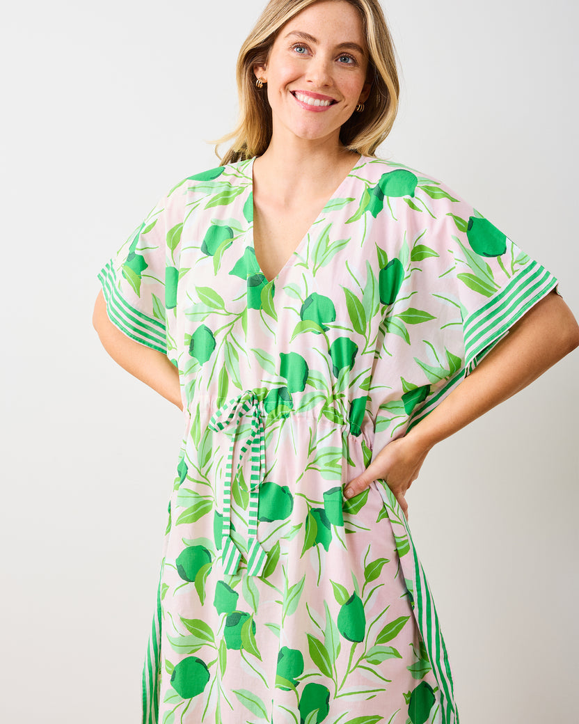 Lime Zest - Let's Cruise Caftan - Pink Salt - Printfresh