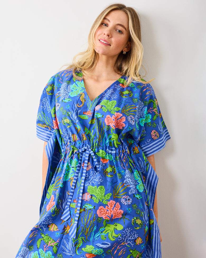 Oceania - Let's Cruise Caftan - Sapphire - Printfresh