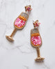 Pop The Bubbly - Beaded Earrings - Pink - Printfresh