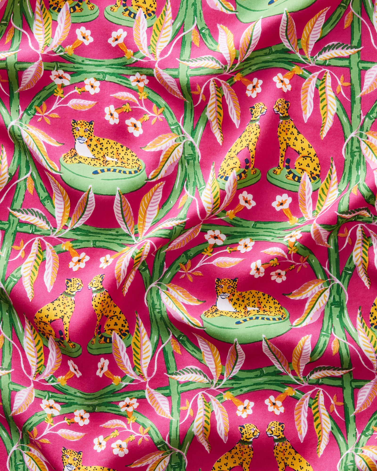 Royal Cheetah - Satin Rittenhouse Set - Pink Palace - Printfresh