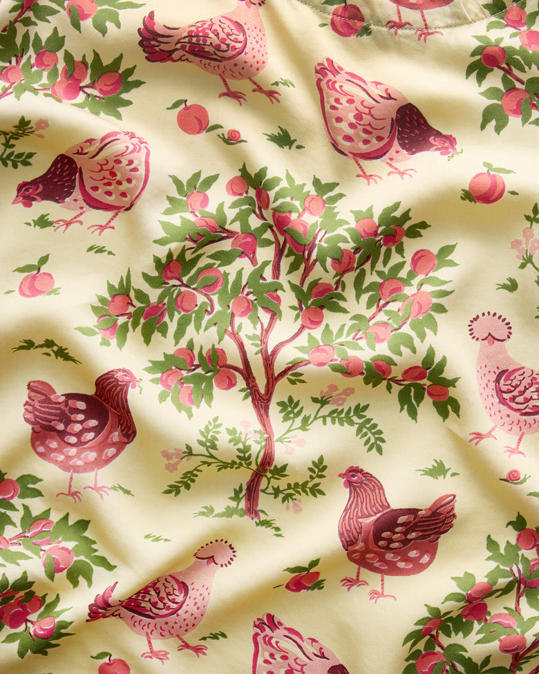 Hen House - Eco Satin Wildest Dream Set - Soft Yellow - Printfresh