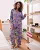 Bagheera - Long PJ Set - Violet - Printfresh