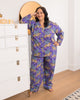 Bagheera - Long PJ Set - Violet - Printfresh